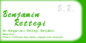 benjamin rettegi business card
